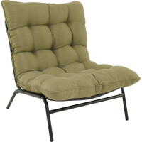 Lesli Living Relaxsessel Zenzi Olive anthrazit/olivgrün