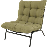 Lesli Living Relaxsessel Zenzi Olive anthrazit/olivgrün