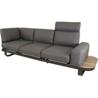 Lesli Living Lounge-Set "ZANZIBAR" anthrazit/light