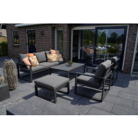 Lesli Living Loungehocker "Pina Colada Negro" schwarzgrau/anthrazit 7