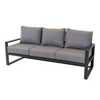 Lesli Living Dining - Loungesofa "Tormenta Negro" 
