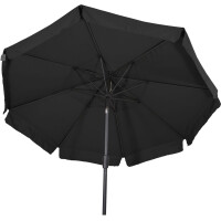 Lesli Living Sonnenschirm "Libra Black" Schwarz &O