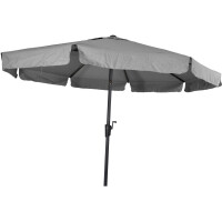 Lesli Living Sonnenschirm "Libra Grey" Grau Ø 3m mit UV-Schutz 30+ 4