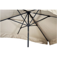 Lesli Living Sonnenschirm "Libra Ecru" 3x2 m mit UV-Schutz 30+ 4