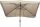 Lesli Living Sonnenschirm "Libra Ecru" 3x2 m mit U
