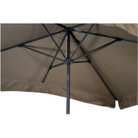 Lesli Living Sonnenschirm "Libra Taupe" 3x2 m mit UV-Schutz 30+ 4