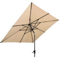 Lesli Living Sonnenschirm "Libra Ecru" 2,5x2,5 m mit UV-Schutz 30+ 3