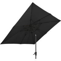 Lesli Living Sonnenschirm "Libra Black" 2,5x2,5 m mit UV-Schutz 30+ 3