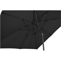Lesli Living Sonnenschirm "Libra Black" 2,5x2,5 m mit UV-Schutz 30+ 4