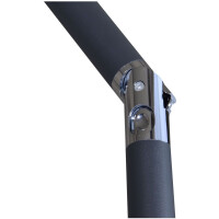 Lesli Living Sonnenschirm "Libra Black" 2,5x2,5 m mit UV-Schutz 30+ 6