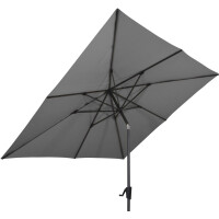Lesli Living Sonnenschirm "Libra Grey" grau 2,5x2,5m mit UV-Schutz 30+ 3