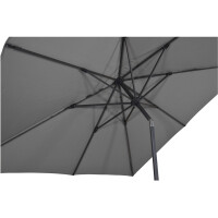 Lesli Living Sonnenschirm "Libra Grey" grau 2,5x2,5m mit UV-Schutz 30+ 4