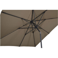 Lesli Living Sonnenschirm "Libra Taupe" 2,5x2,5m mit UV-Schutz 30+ 4