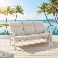 Lesli Living 3er Loungesofa "Ohio Crema" beige 3