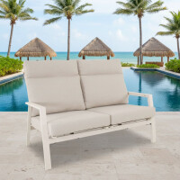 Lesli Living 2er Loungesofa "Ohio Crema" beige 5
