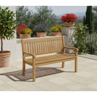 Lesli Living Landhausbank Hastings 180 cm Teak 4