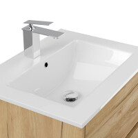 Badmöbel Waschplatz "Limes 60 cm" Eiche Gold 