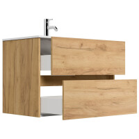Badmöbel Waschplatz "Limes 80 cm" Eiche Gold 3