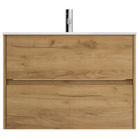 Badmöbel Waschplatz "Limes 80 cm" Eiche Gold 5