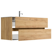 Badmöbel Waschplatz inkl Mineralgussbecken Limes 120 cm