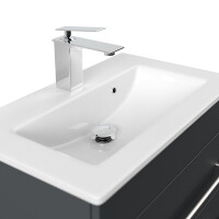Badmöbel Waschplatz "Portus 600 SlimLine" 60 cm Grafit
