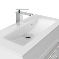 Badmöbel Waschplatz "Portus 700 SlimLine" 70 cm weiß Hochglanz