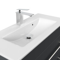 Badmöbel Waschplatz "Portus 800 SlimLine" 80 cm Grafit