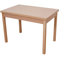 Auszugs-Esszimmertisch, Buche-Nachbildung 104-164 cm 3