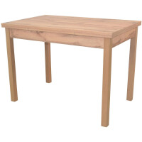 Auszugs-Esszimmertisch, Eiche-Nachbildung 104-164 cm 3