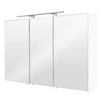 Badezimmer Spiegelschrank 3-türig/ LED-Beleuchtung/  We