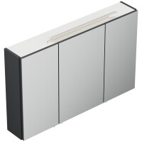 Badezimmer Spiegelschrank 3-türig/ LED-Acrylglaslampe/ 