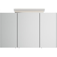 Badezimmer Spiegelschrank 3-türig/ LED-Acrylglaslampe/ 