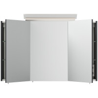Badezimmer Spiegelschrank 3-türig/ LED-Acrylglaslampe/ 