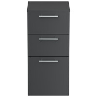 Badezimmer Midischrank Grafit 75cm 5