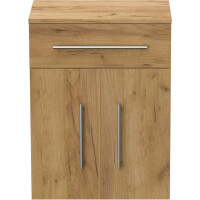 Badezimmer Midischrank "Levana XL" Eiche Gold 53 c