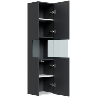 Badezimmer Hochschrank "Limes 150cm" Glaselement G