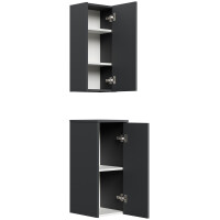 Badschrank im 2er-Set "Limes" Grafit 3