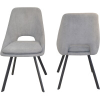 Tischgruppe Essgruppe 5-teilig Weiß Marmoroptik/Grau 6