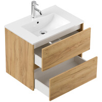 Badmöbelset 3-teilig "Limes 70" Eiche Gold