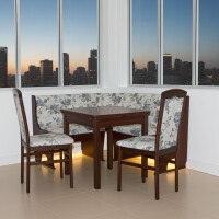 Eckbankgruppe 4-teilig in Nussbaum-NB/Be gallery