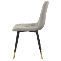 Esszimmer - Tischgruppe 5-teilig Grau 7