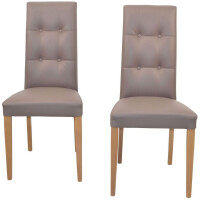Polsterstuhl - Esszimmerstuhl 2er-Set Ei gallery