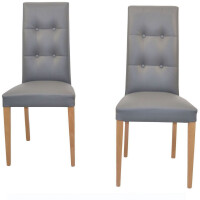 Polsterstuhl - Esszimmerstuhl 2er-Set Ei gallery