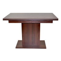 Auszugs-Säulen-Esstisch 110-170 cm Nussbaum-NB 4