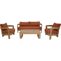Lesli Living Lounge-Set Mylo Terra in Holzoptik 6