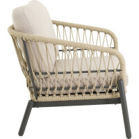 Lesli Living Lounge-Set ZAVI BEIGE ohne Tisch 7