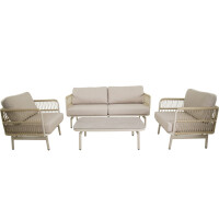 Lesli Living Lounge-Set AKIRO beige 4