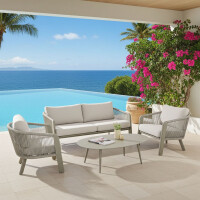 Lesli Living Lounge-Set Tanora Taupe/Bei gallery