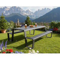 Lesli Living Picknick-Set Estilo 220x183cm Anthrazit 4
