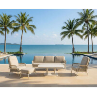 Lesli Living Lounge-Set Marseille 5er-Set beige 3